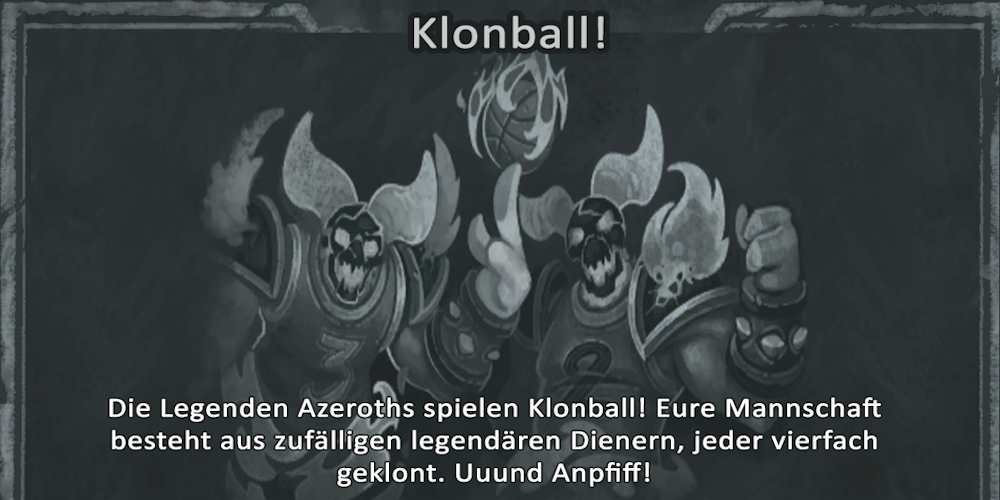 Hearthstone Kartenchaos Kalenderwoche 23 2016 Klonball
