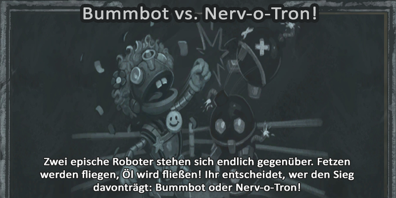 Kartenchaos Bummbot vs. Nerv-o-Tron